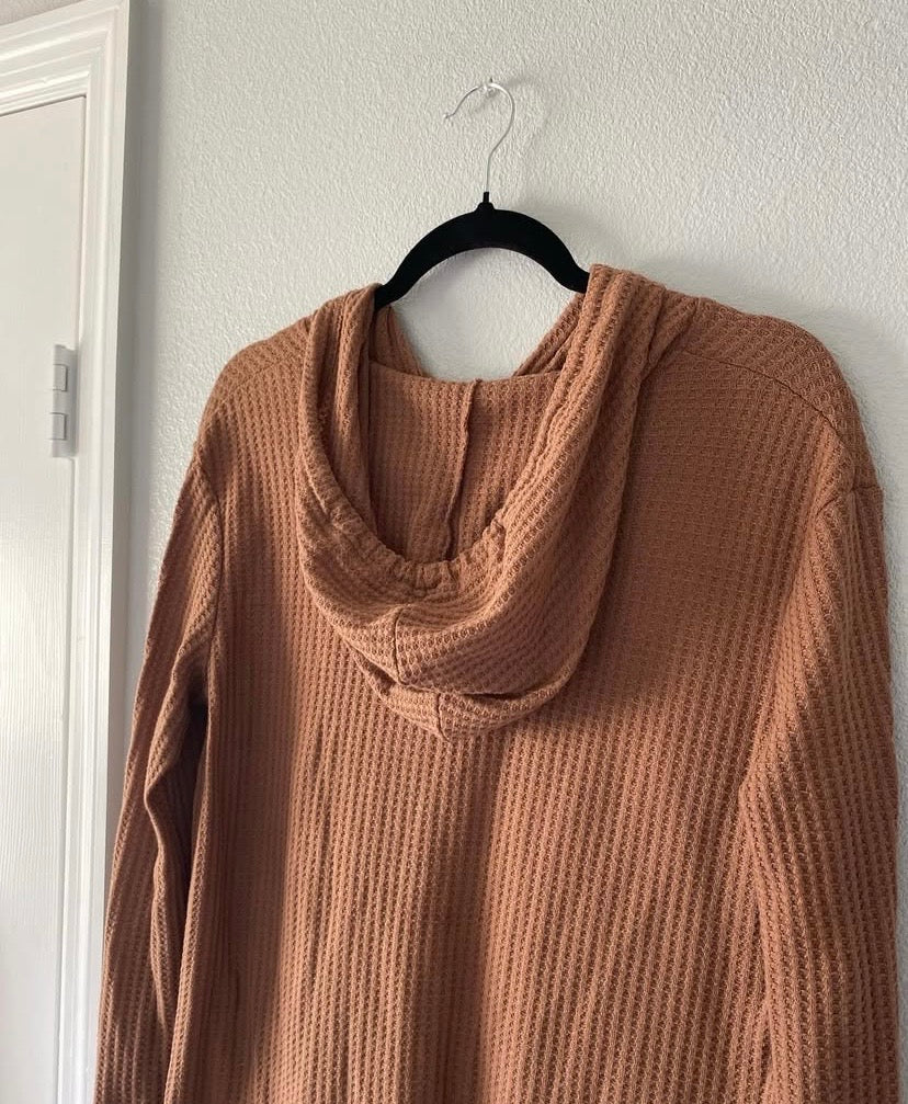 brown hoodie sweater dress
