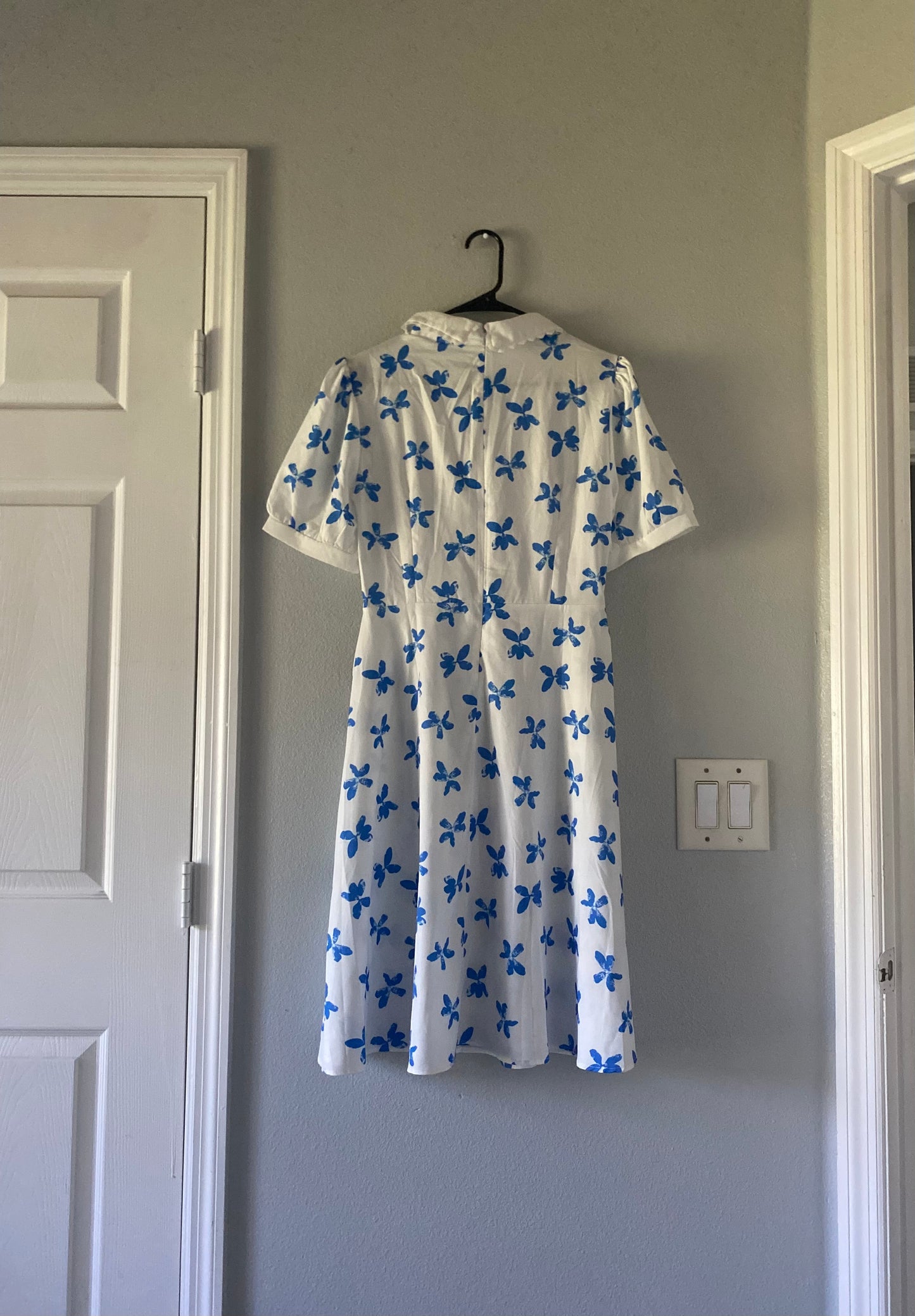 Blue flower dress