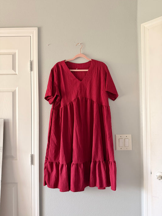 Red Rose Dress