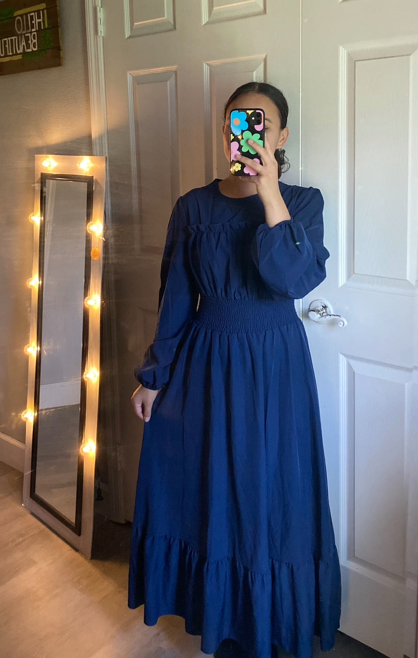 Navy blue dress