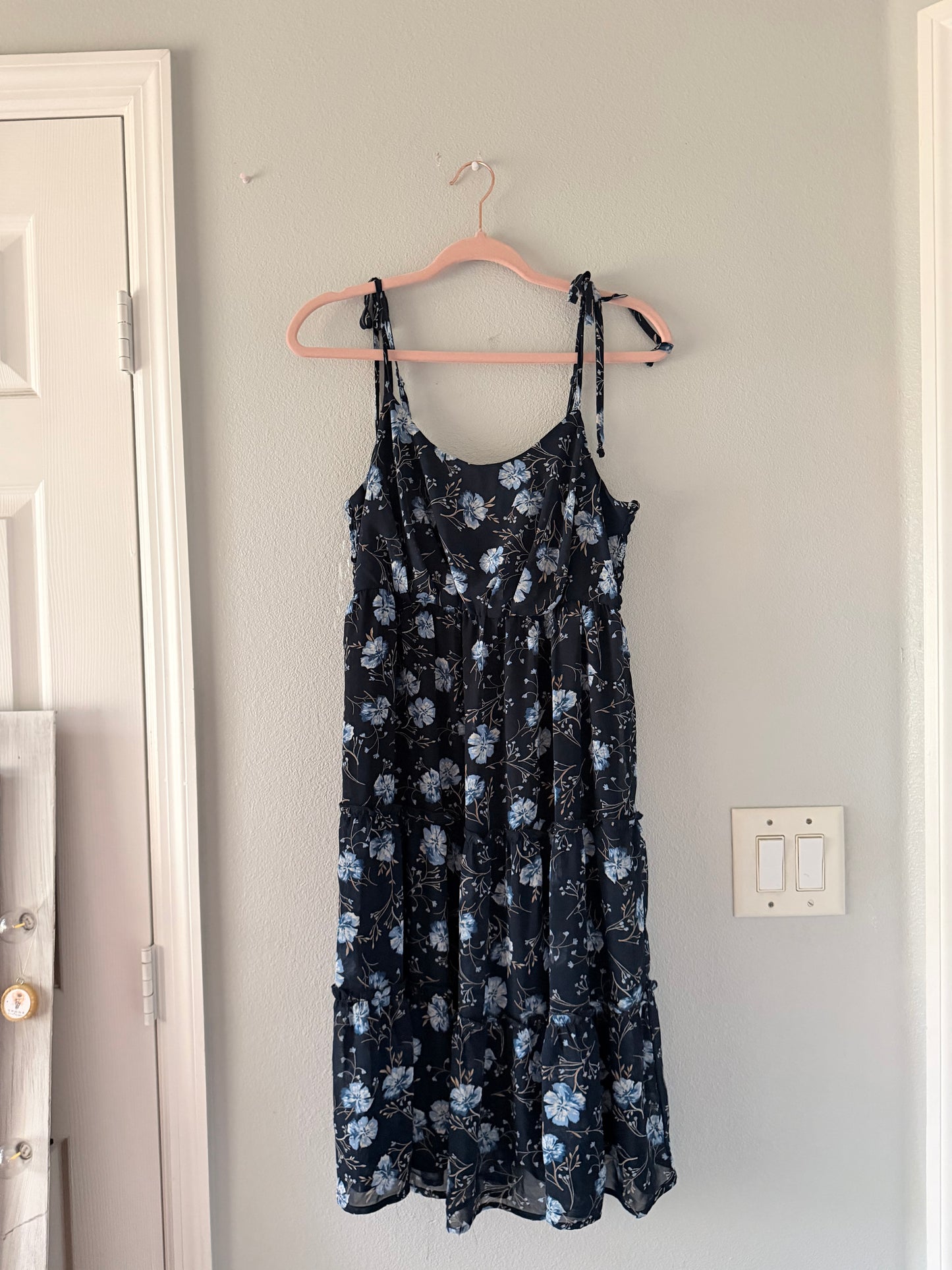 night blue floral