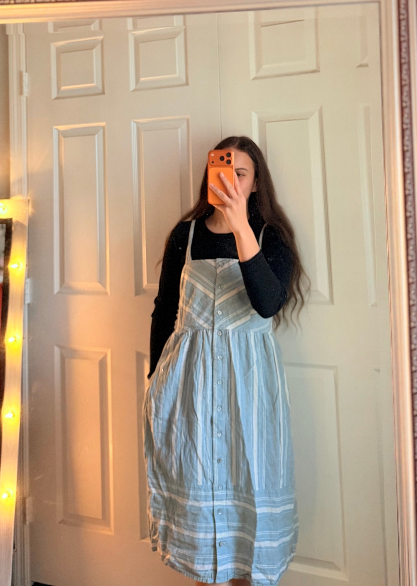 Blue and White stripes