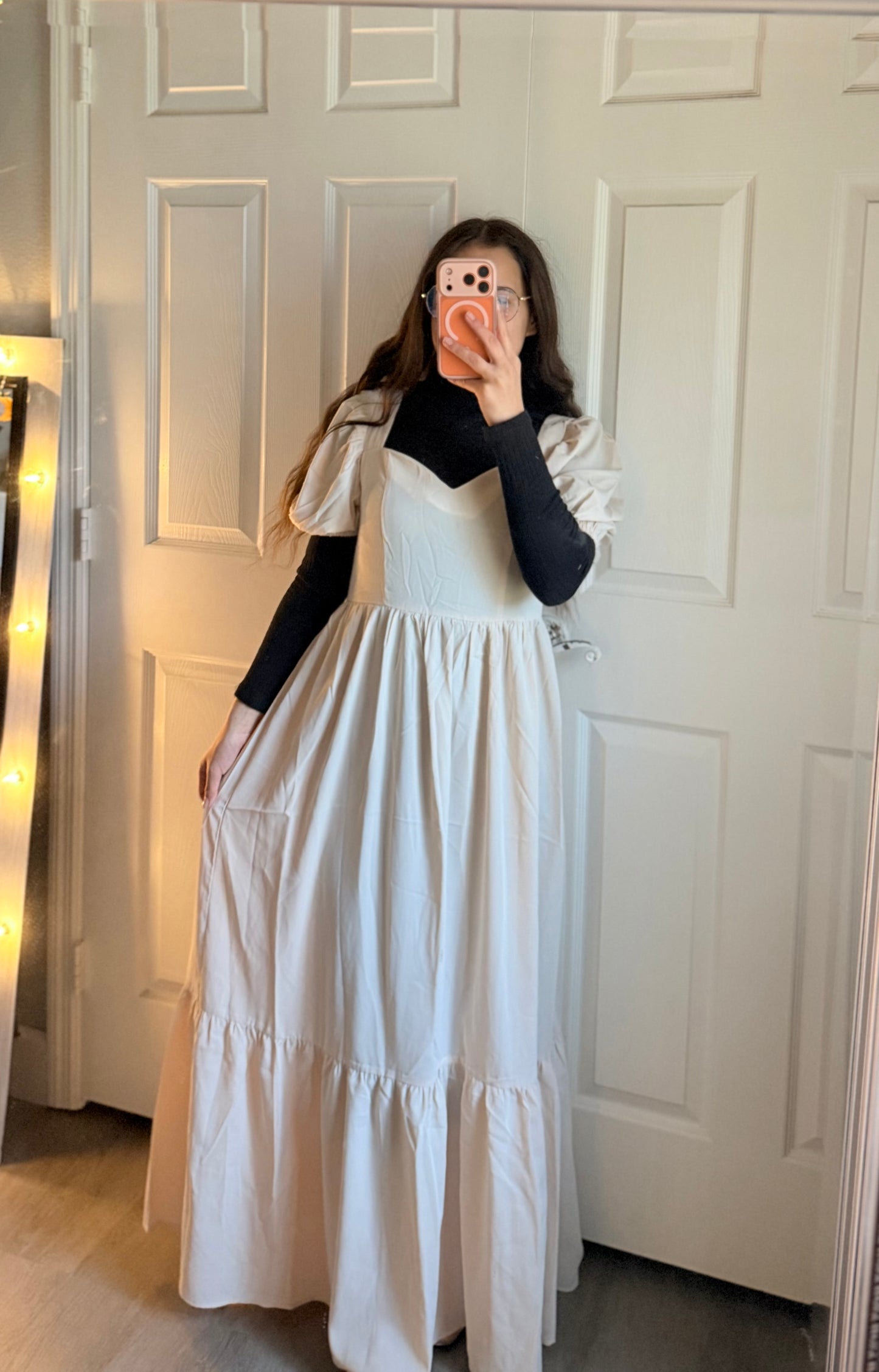 Beige Dress