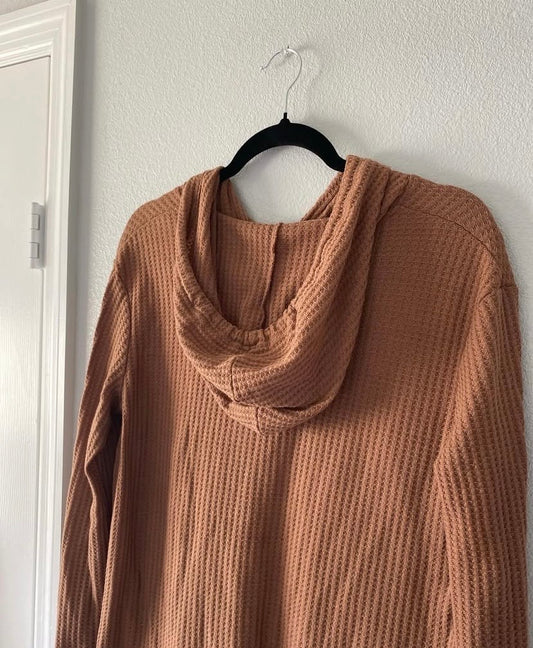brown hoodie sweater dress
