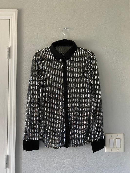Sparkle Button up Top