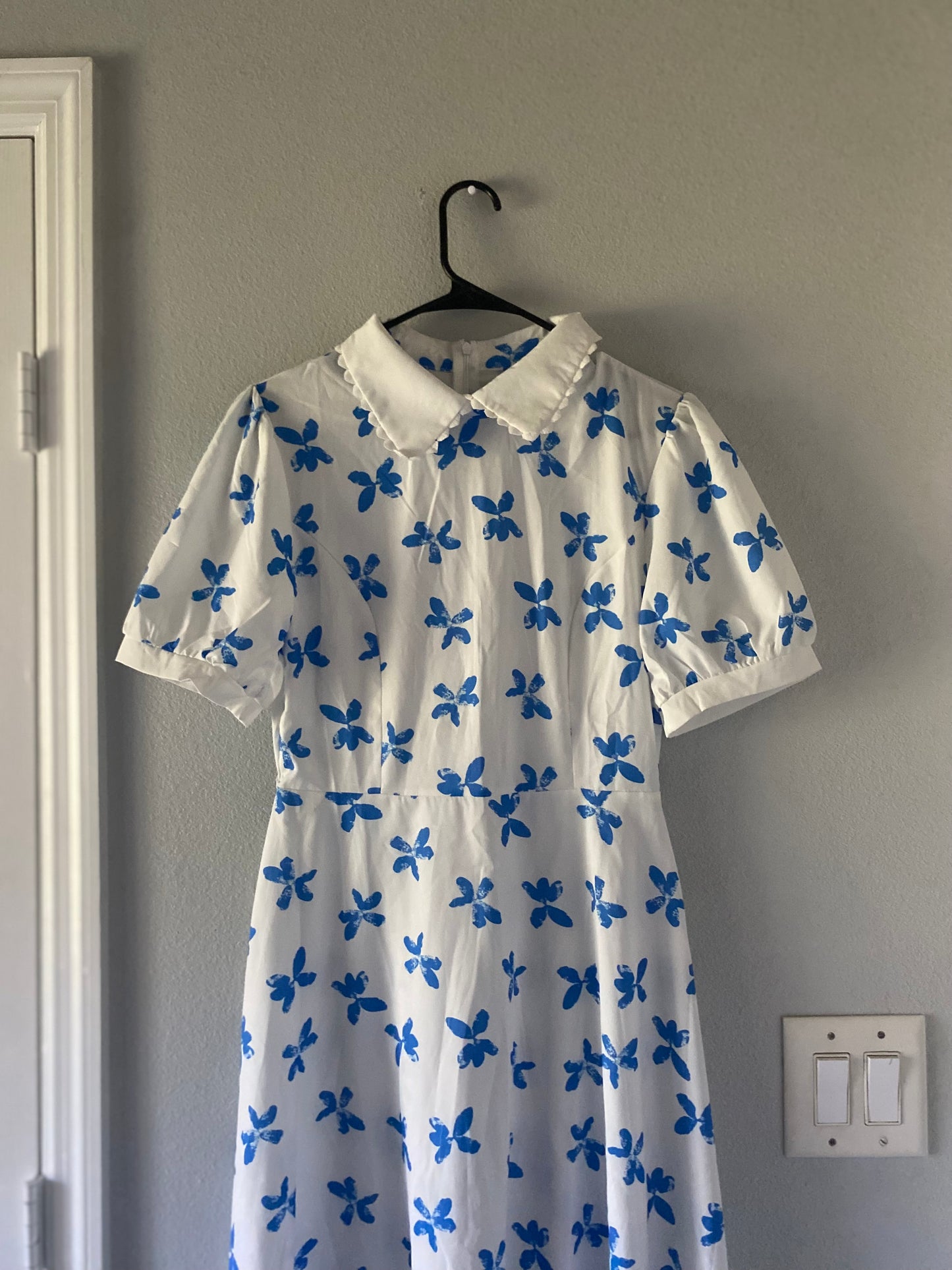 Blue flower dress