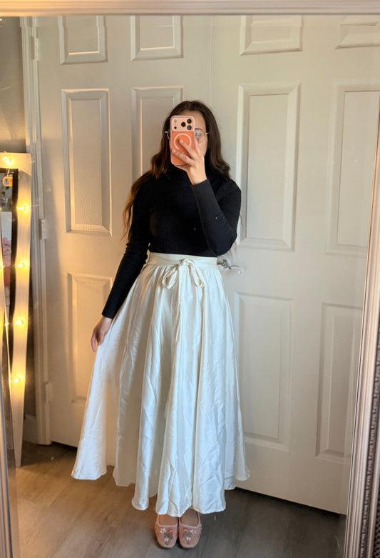 The Silk Bow Skirt