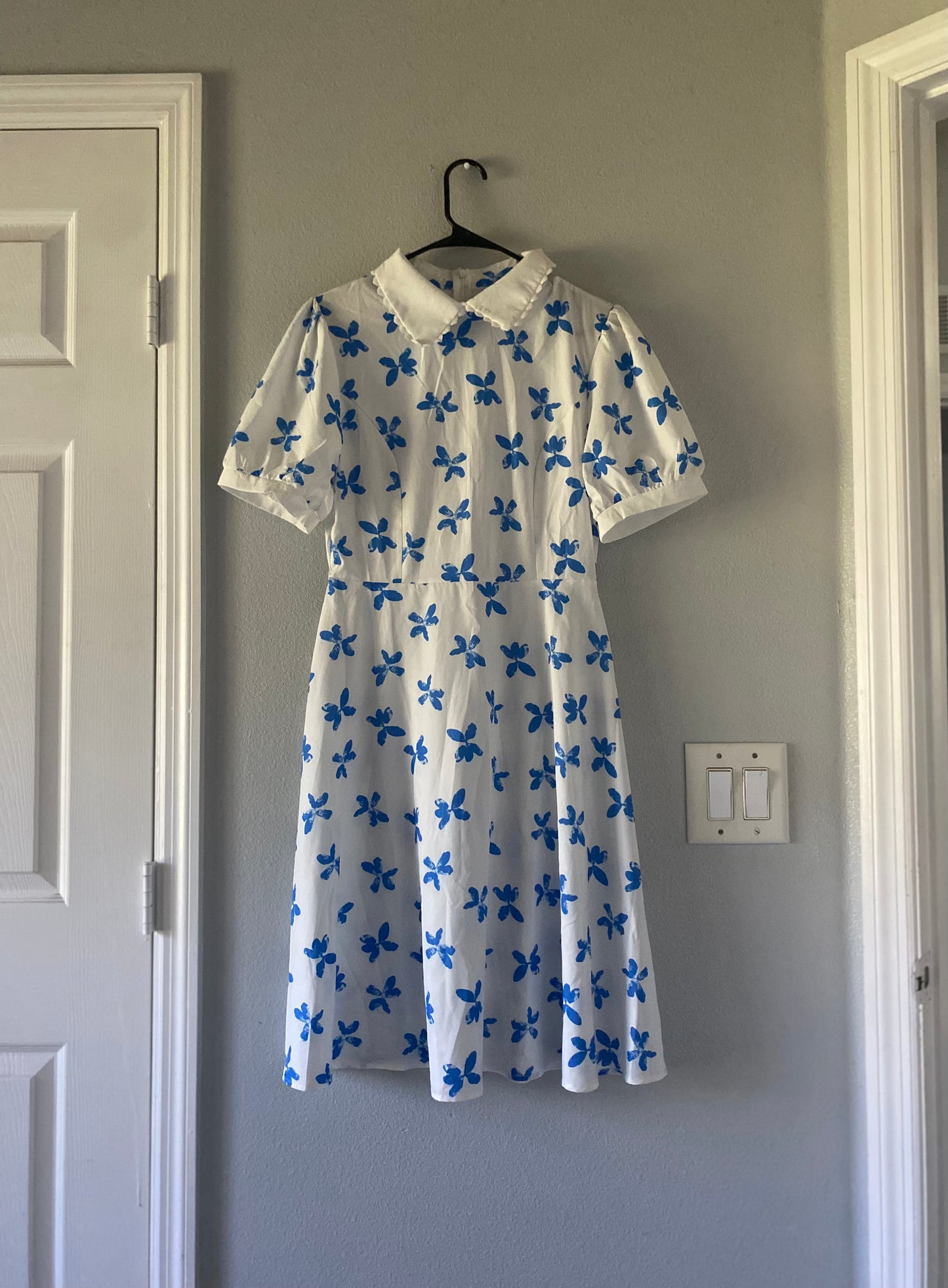 Blue flower dress
