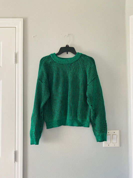 Black and Green Sweater