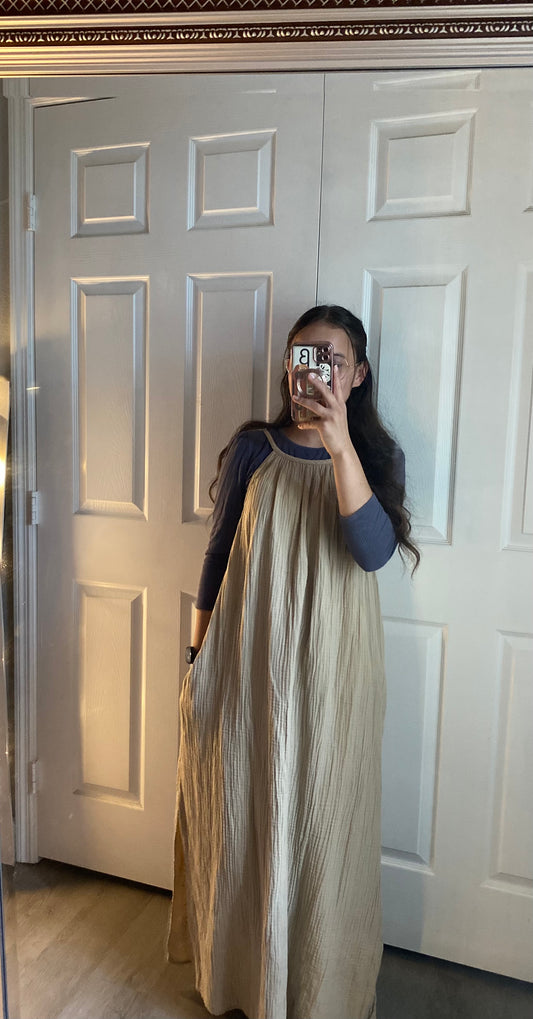 Tan dress