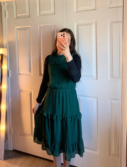 Dark Green Dress